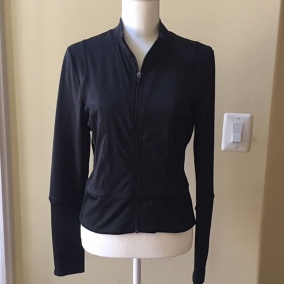 Cynthia Rowley Black Athletic Jacket - Picture 1 of 7